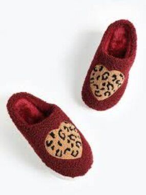 Maurices Holiday Sherpa Slippers in Leopard